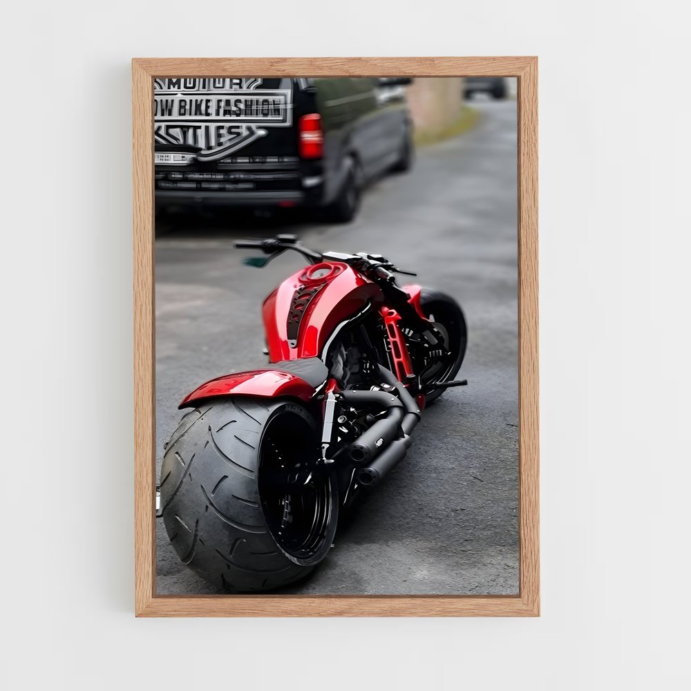 Poster Énigme nocturne rod – affiche Harley-Davidson (vue 4)